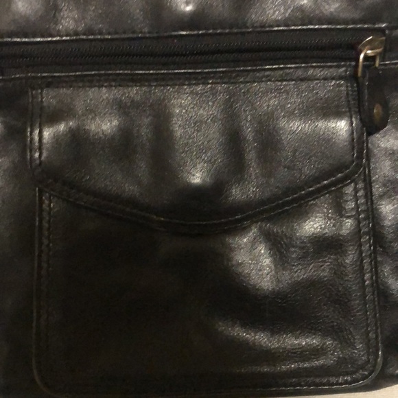 Bass leather small handbag. Vintage. Missing straps to attach. - Picture 2 of 5